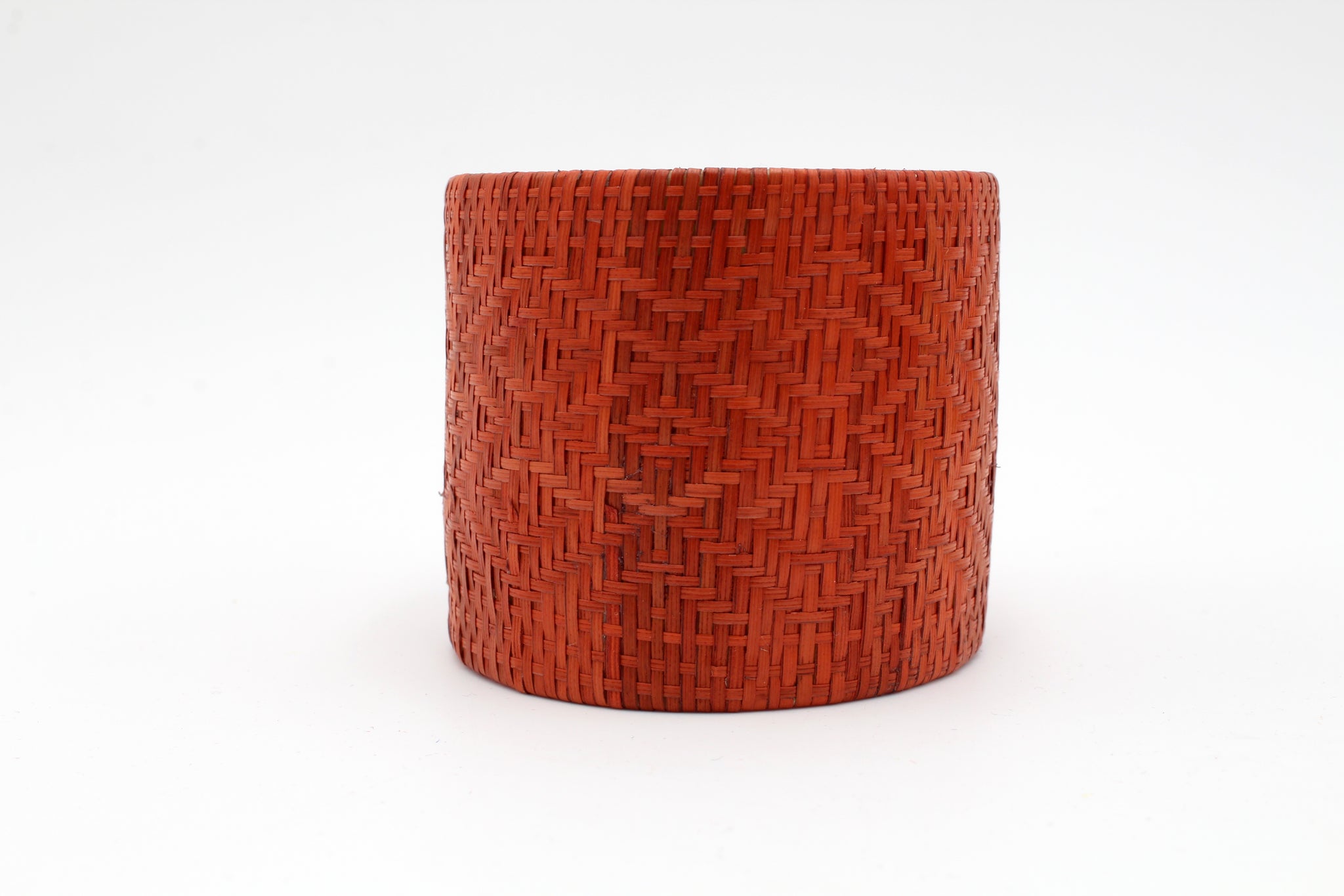 Deep Orange on Orange - Large Cuff Caña Flecha Bracelet