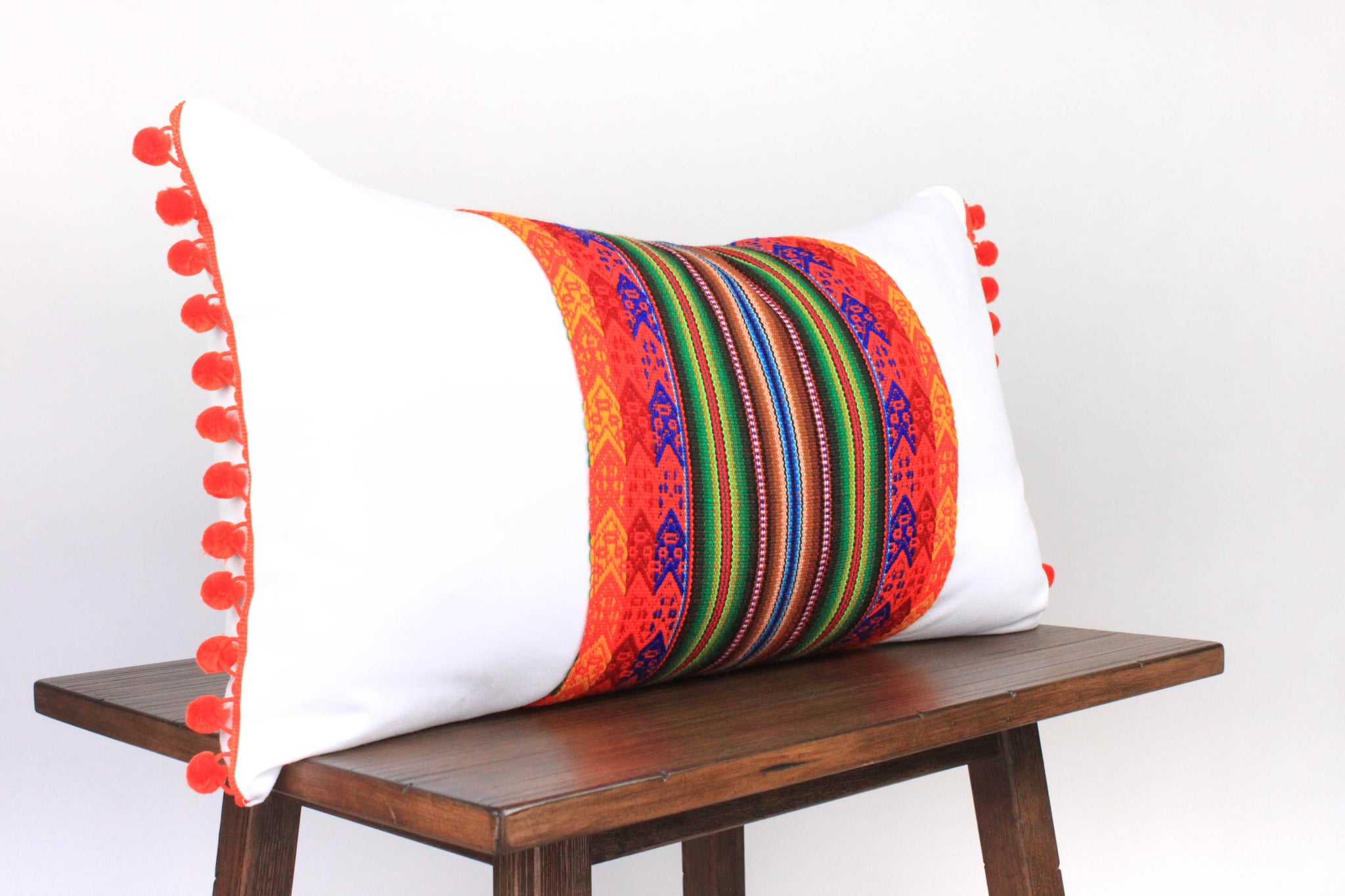 Quechua Pillows - Aguayo Naranja Small Lumbar