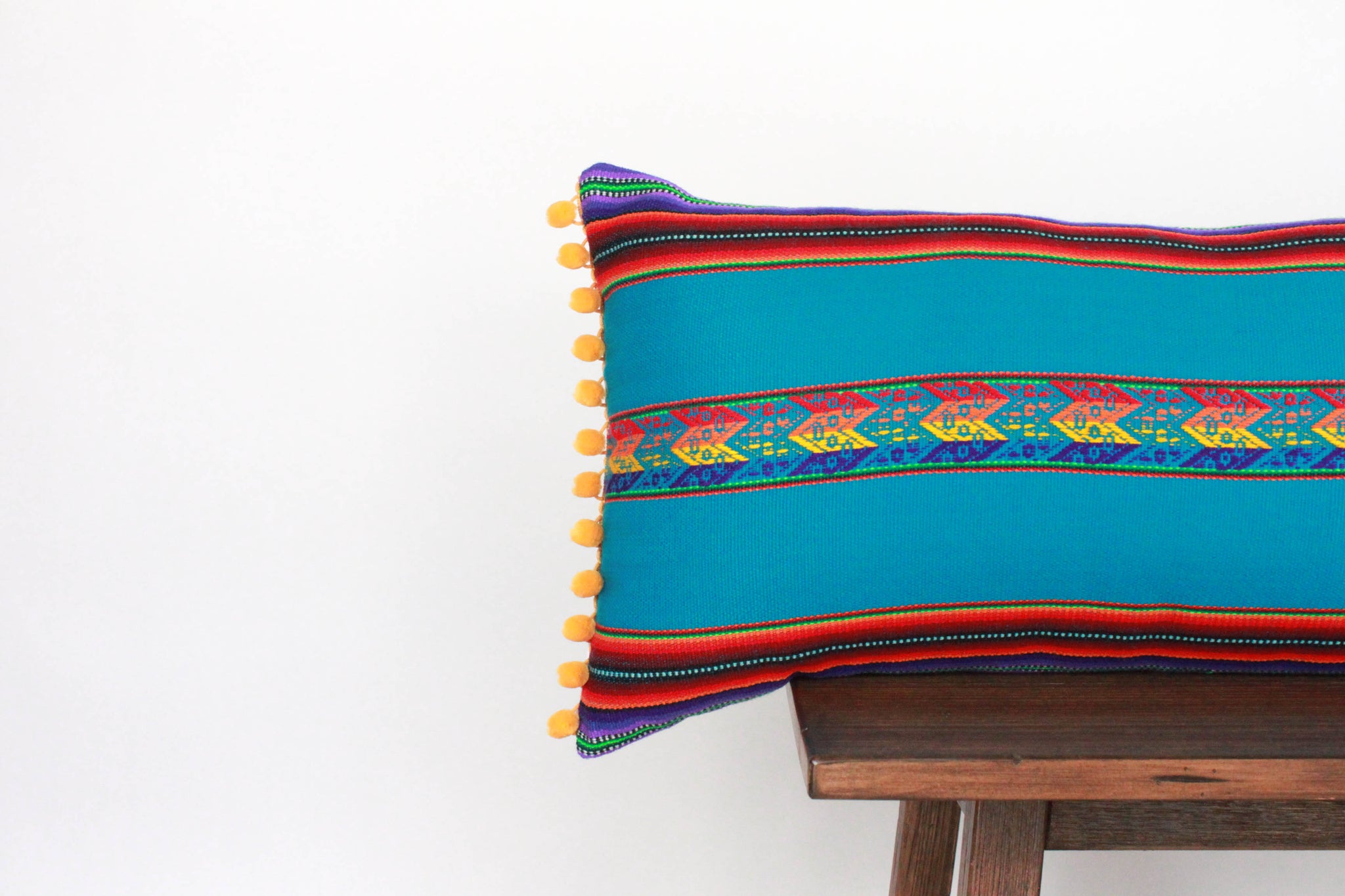 Quechua Pillows - Quechua Turquesa Long Lumbar