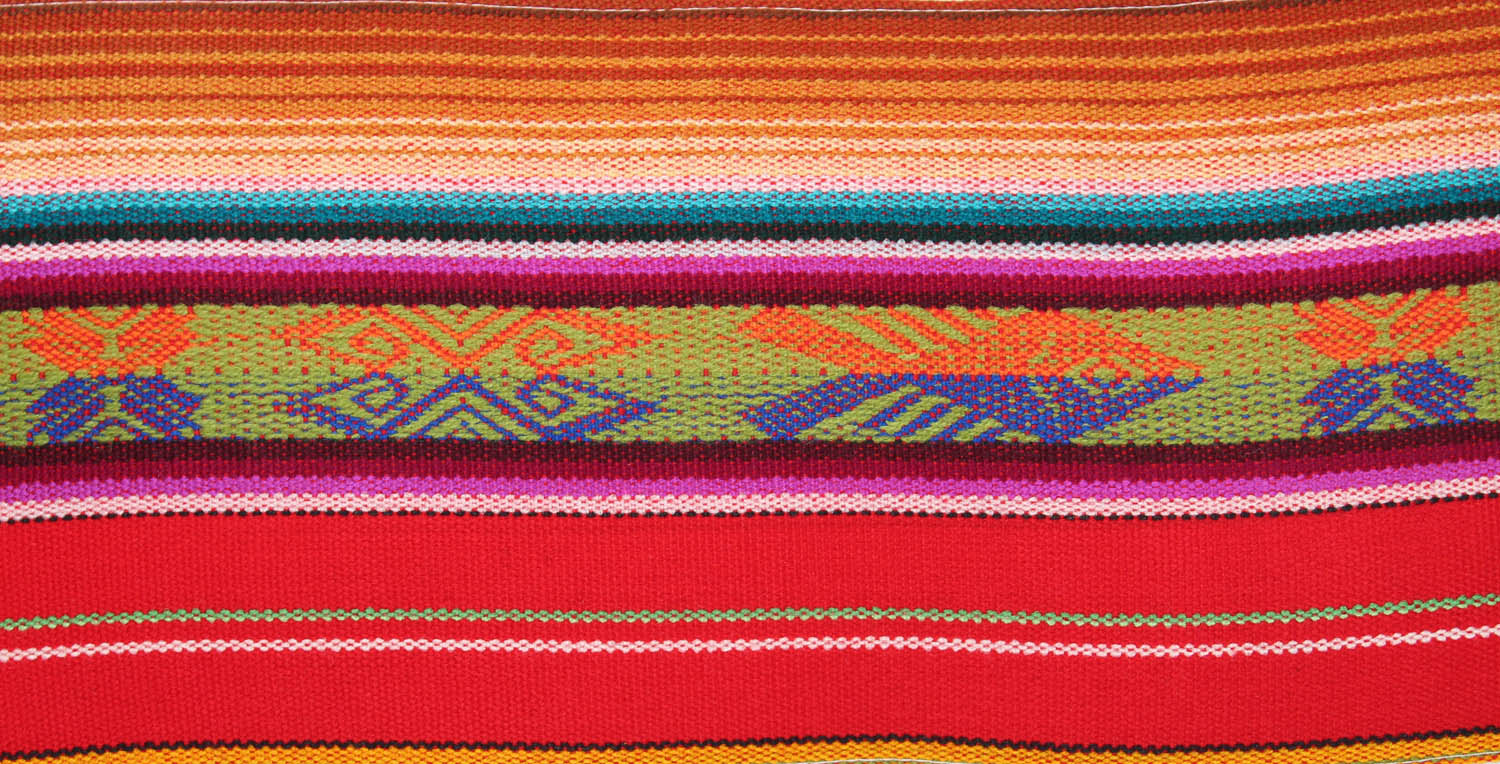 El Mar Pillow Collection: Red and Brown Multi-Color Small Lumbar with Orange and Purple Fish