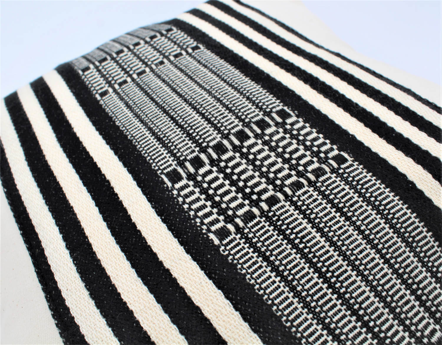 The Bogotá Pillow Collection: Square with Black