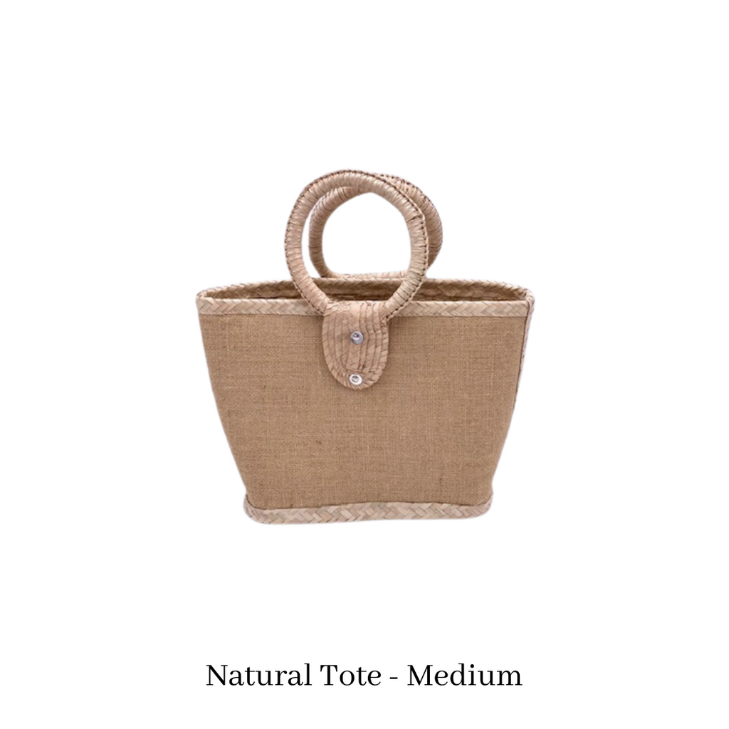 Mexican Straw Tote Natural Neroli Global
