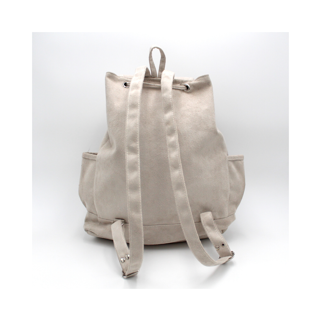 Ayacucho Suede Backpack - Winter White