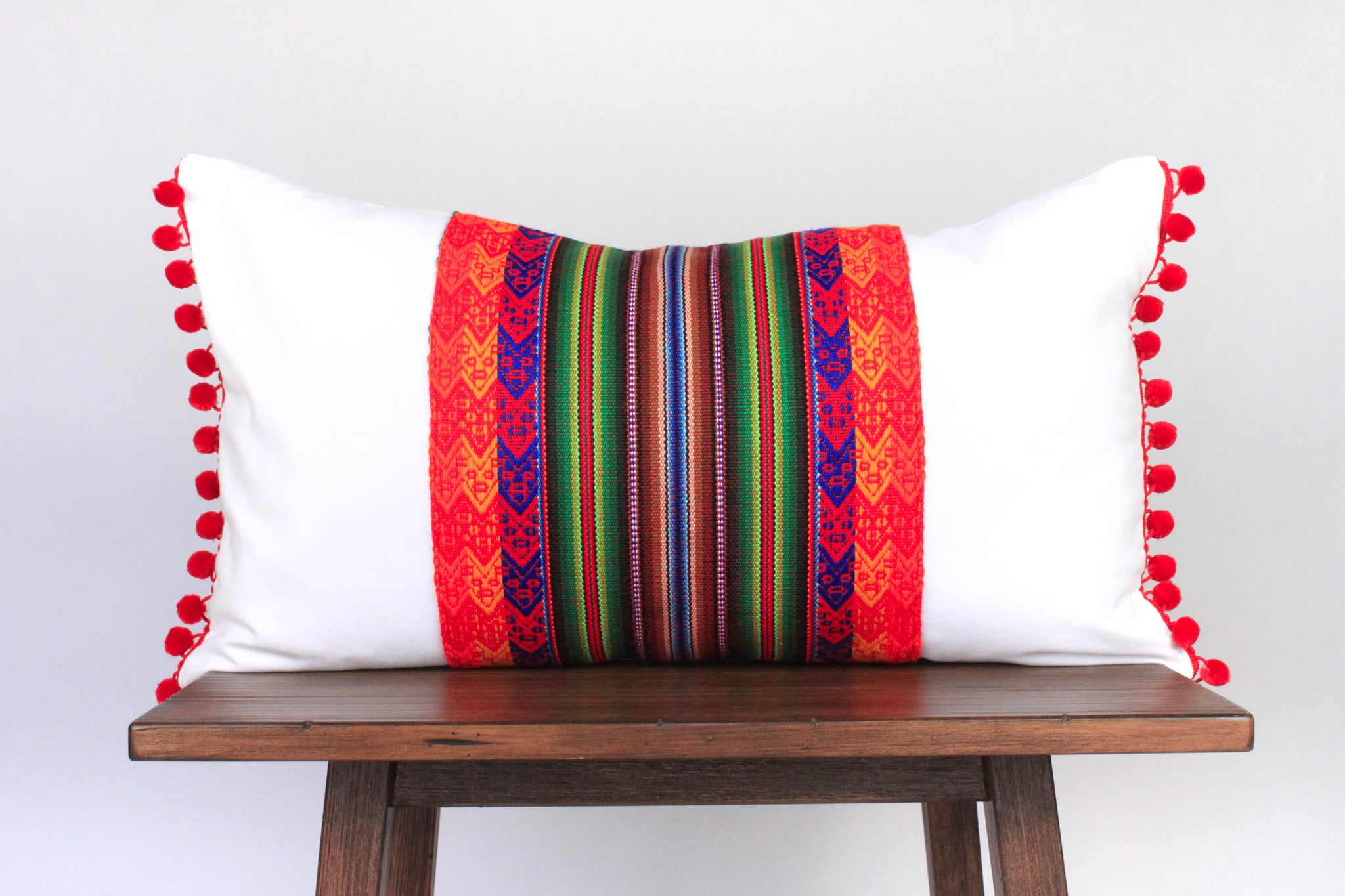 Quechua Pillows - Aguayo Rojo Small Lumbar