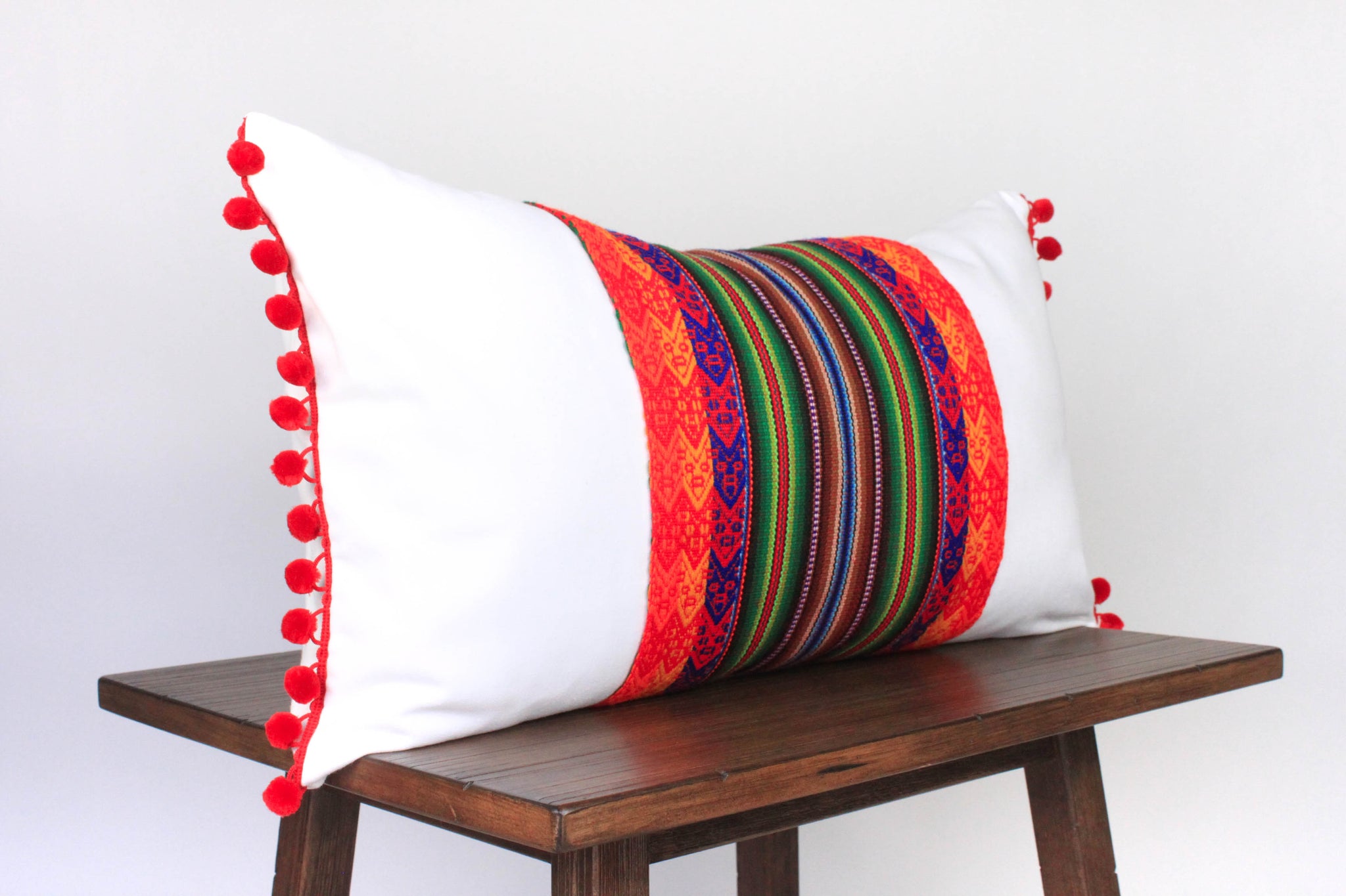 Quechua Pillows - Aguayo Rojo Small Lumbar