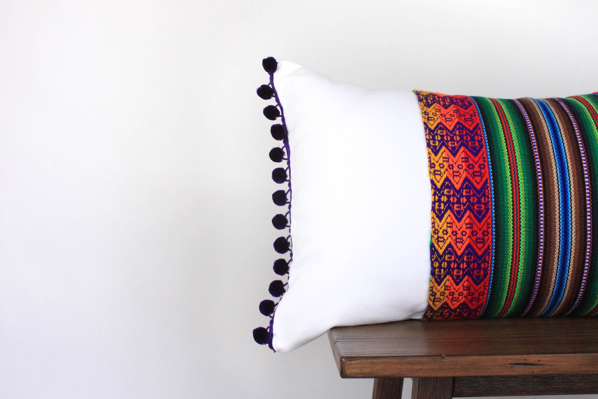 Quechua Pillows - Aguayo Morado Small Lumbar