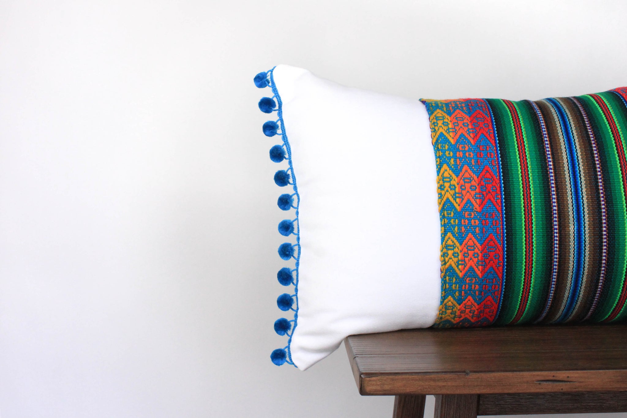 Quechua Pillows - Aguayo Azul Small Lumbar