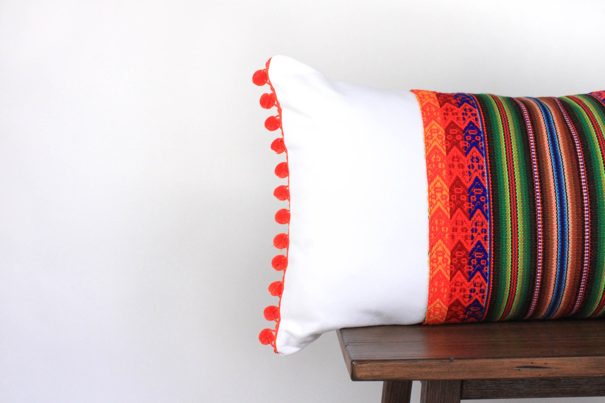 Quechua Pillows - Aguayo Naranja Small Lumbar
