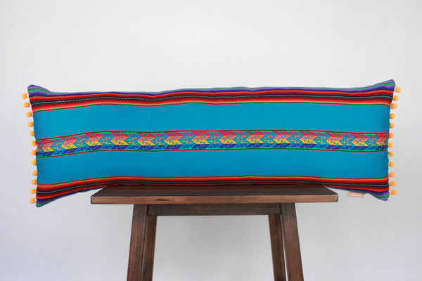 Quechua Pillows - Quechua Turquesa Long Lumbar