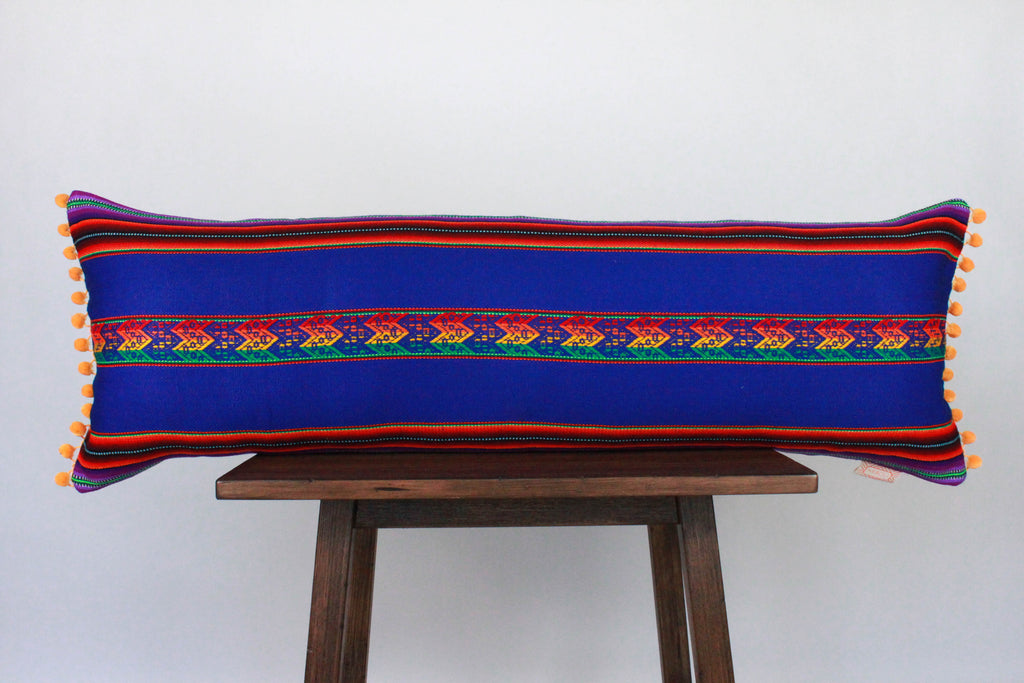 Quechua Pillows - Quechua Azul Long Lumbar
