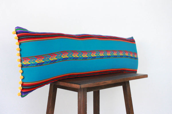 Quechua Pillows - Quechua Turquesa Long Lumbar