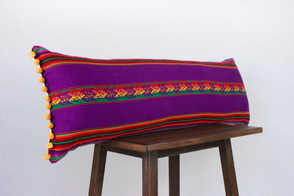 Quechua Pillows - Quechua Morado Long Lumbar