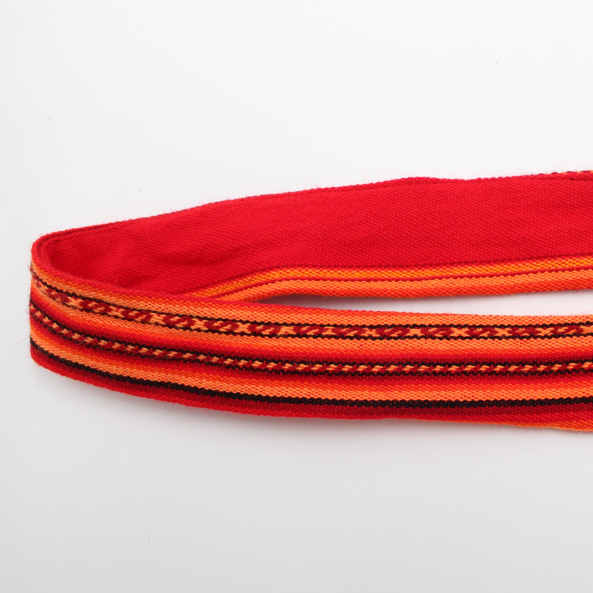 Aguayo Crossbody Bag - Incan Orange and Red